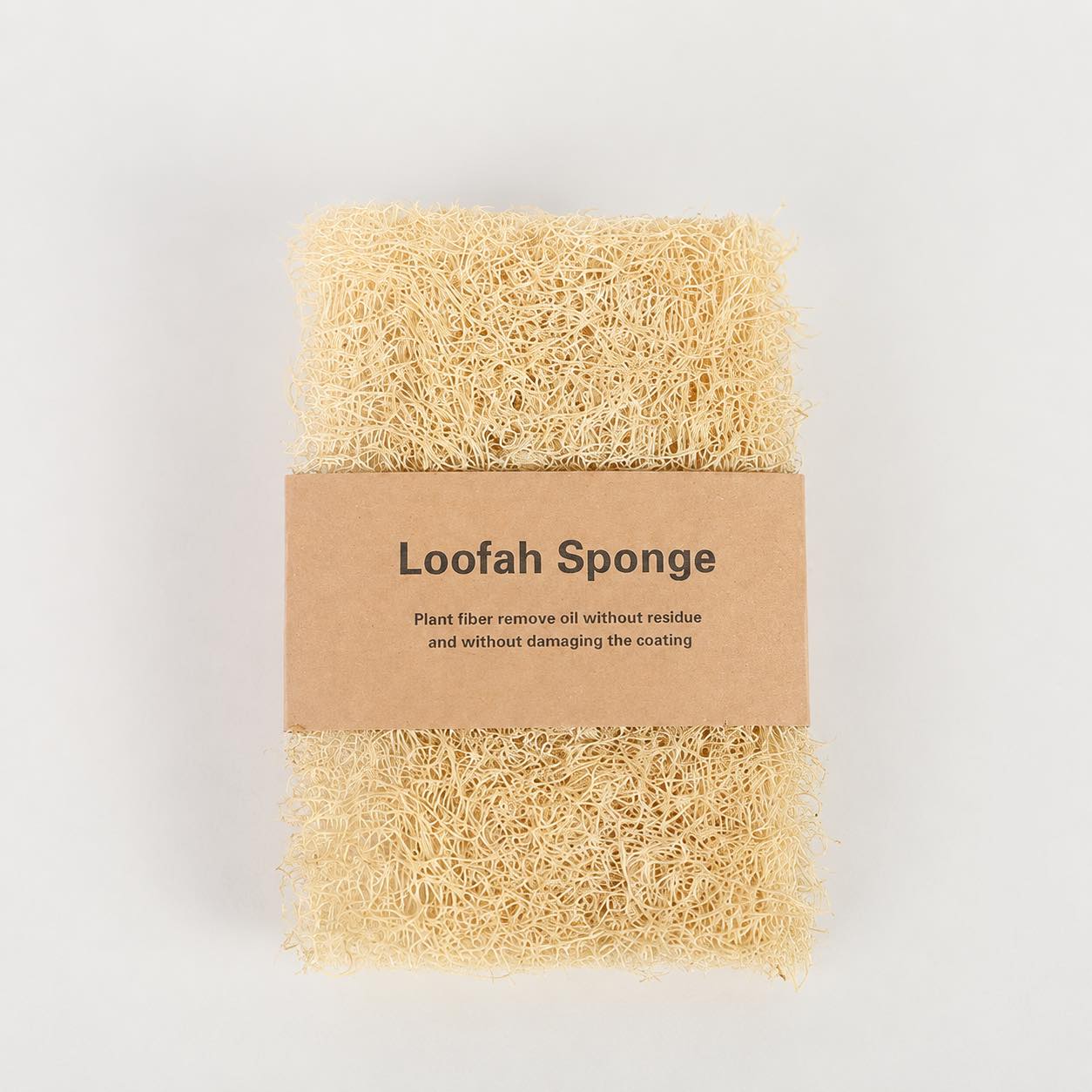 100% Natural Loofah Kitchen Sponge | Eco-Friendly Dish & Vegetable Scrubber (Set of 5) - DOUABLE KITCHEN