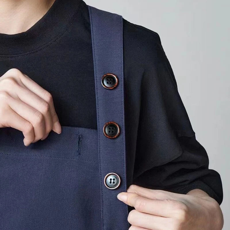 Douable Heavy-Duty Cross-Back Workwear Apron