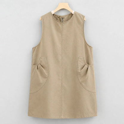 Douable Signature 400g Heavy-Duty Canvas Apron - Oatmeal Khaki - DOUABLE KITCHEN