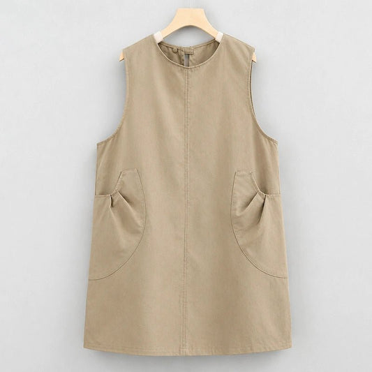 Douable Signature 400g Heavy-Duty Canvas Apron - Oatmeal Khaki - DOUABLE KITCHEN