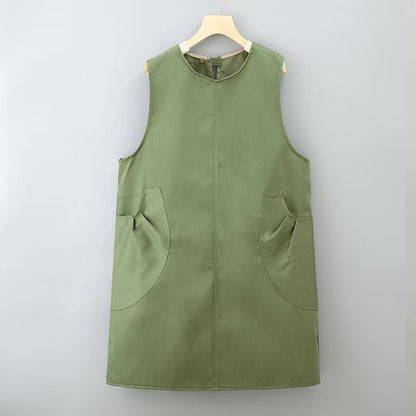 Douable Signature 400g Heavy-Duty Canvas Apron - Oatmeal Khaki - DOUABLE KITCHEN