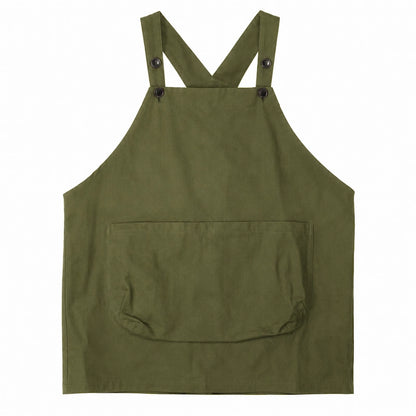 Douable Heavy-Duty Cross-Back Workwear Apron