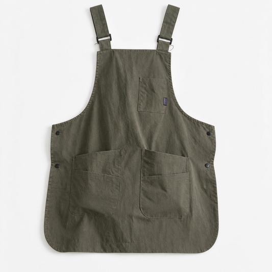 Douable Ultra-Lightweight Utility Apron - 2-in-1 Multi-Pocket Taslan Apron for Kitchen & Outdoor Camping