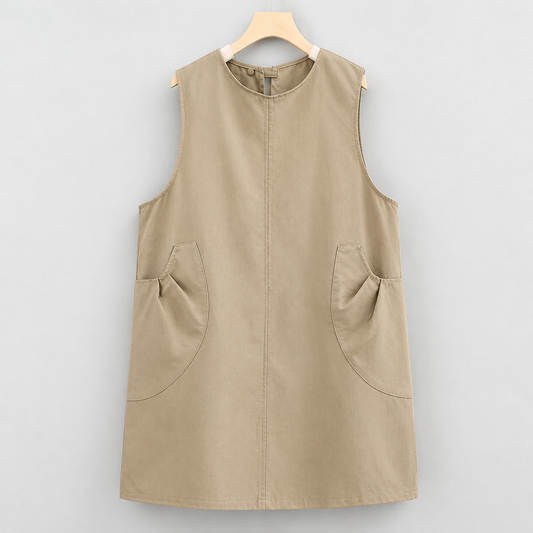 Douable Signature 400g Heavy-Duty Canvas Apron - Oatmeal Khaki