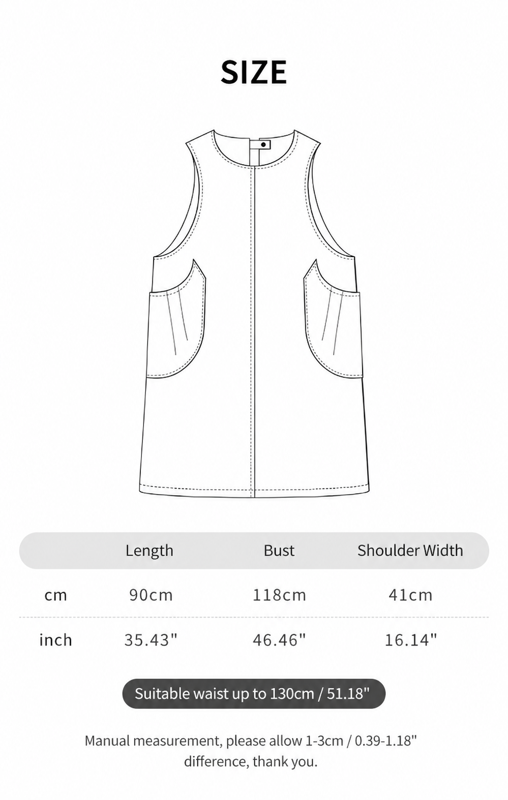 Douable Signature 400g Heavy-Duty Canvas Apron - Oatmeal Khaki